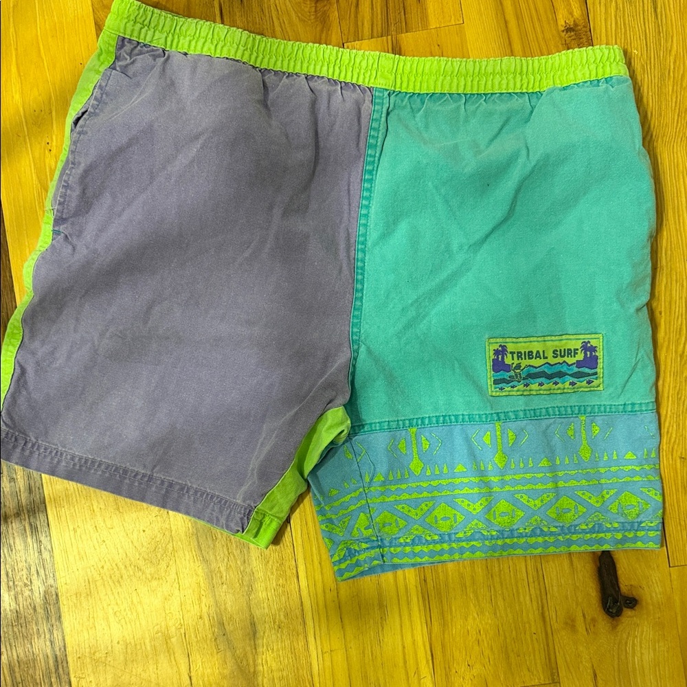 Tribal Surf Small Colorful Shorts